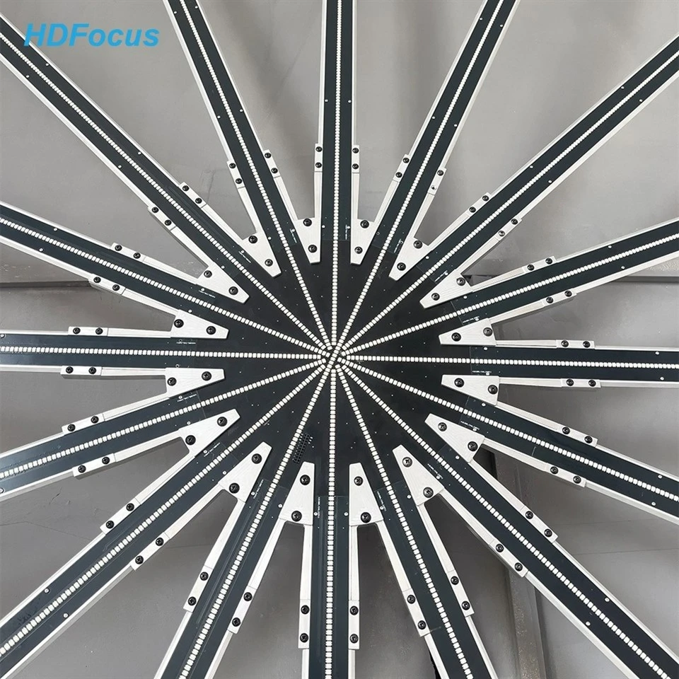 280cm Outdoor Holographic Fan Led Display best